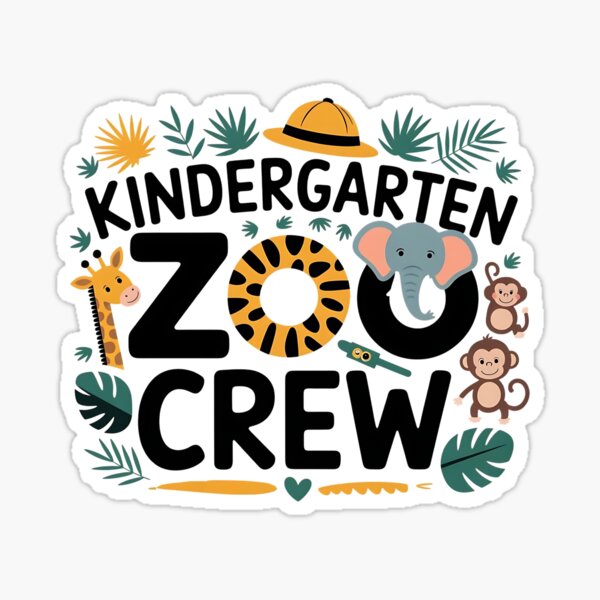 Artikel-Vorschau von Kindergarten Zoo Crew, designt und verkauft von Suwit Thiamtanong.