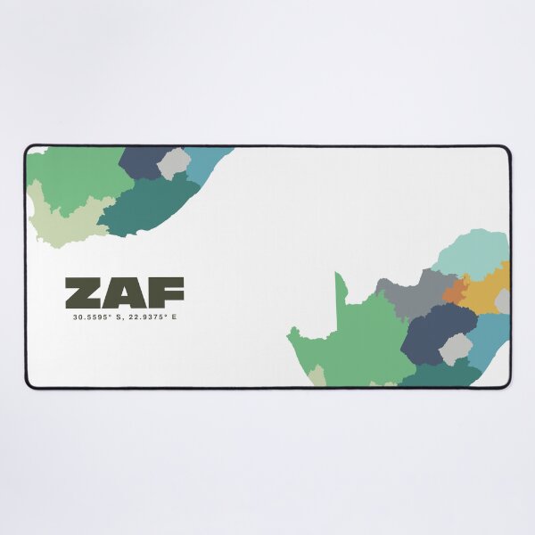 Item preview, Colorful South Africa Map - Modern Minimalist Design (ZAF) designed and sold by CartoPrints.