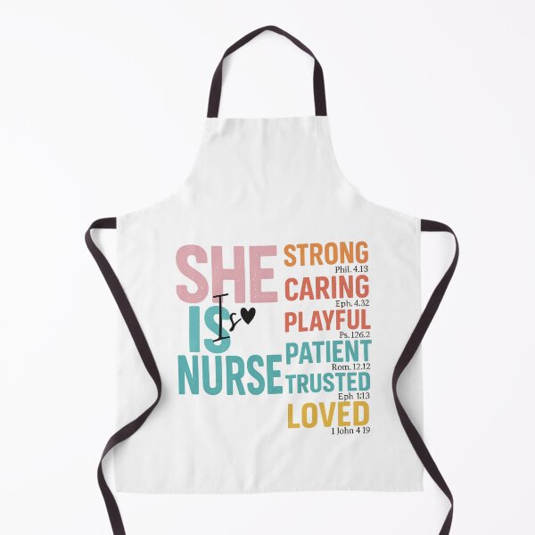 Item preview, Christian Nurse Bible Verse Typography Art designed and sold by Giuggimade.