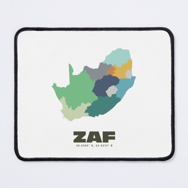 Item preview, Colorful South Africa Map - Modern Minimalist Design (ZAF) designed and sold by CartoPrints.