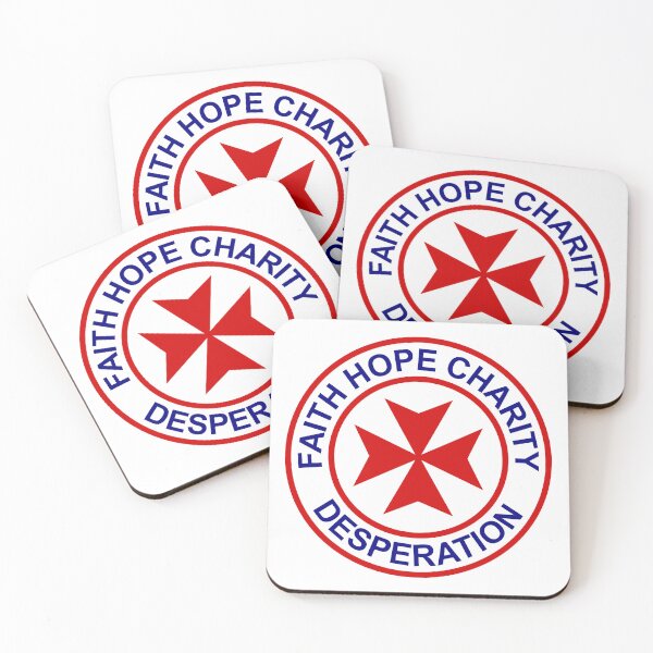Item preview, Faith, Hope, Charity, Desperation designed and sold by sirglennbo.
