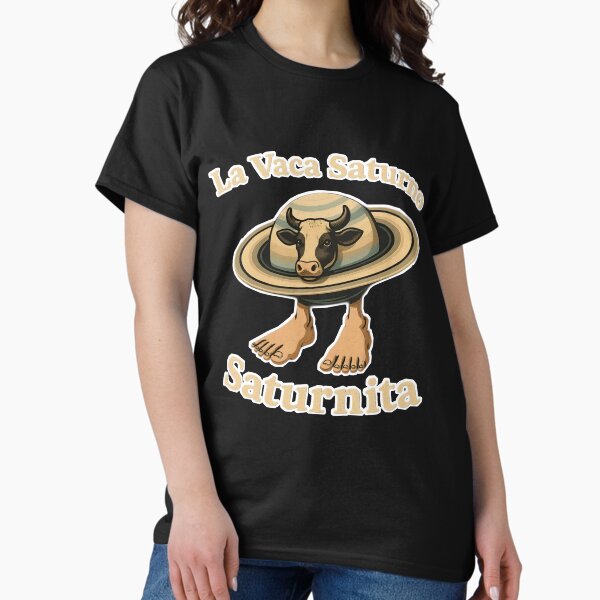 Vista previa del artículo con la obra «La Vaca Saturno Saturnita - Diseño surrealista de la vaca cósmica de Saturno », diseñado y vendido por realimmix.