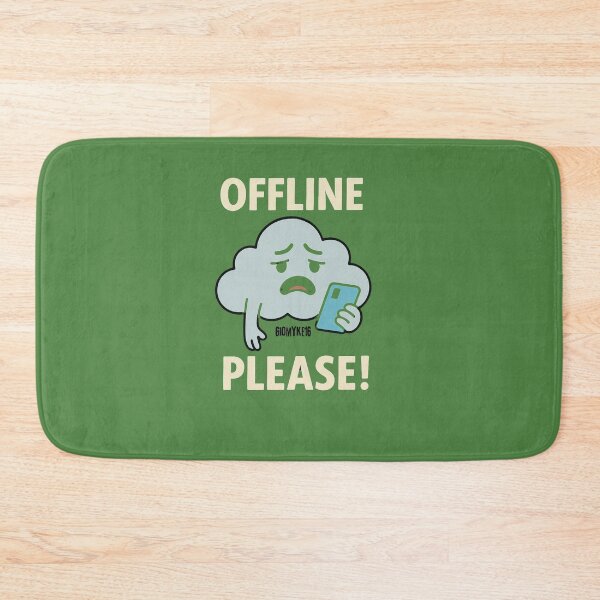 Item preview, Offline Please - Cloud Mood Funny Design designed and sold by Giomyke16.