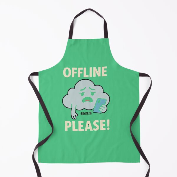 Item preview, Offline Please - Cloud Mood Funny Design designed and sold by Giomyke16.