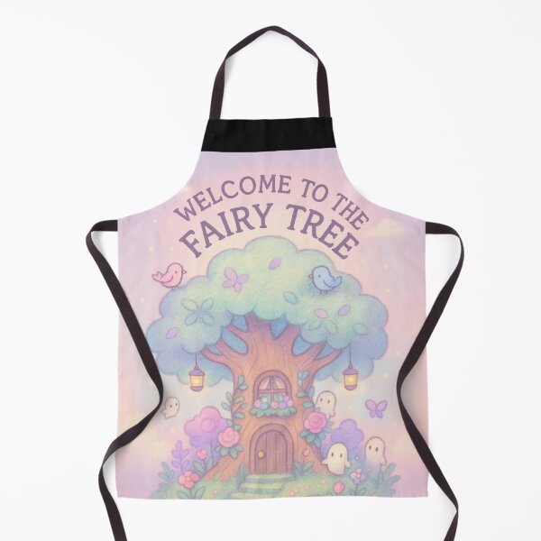 Item preview, Welcome to the Fairy Tree – Cozy Tiny Pastel Cottage Fantasy Art designed and sold by Laugh & Rewind .