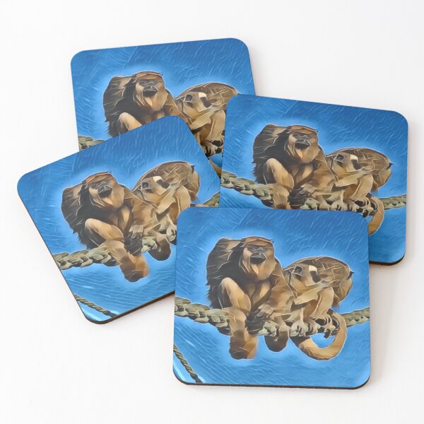 Item preview, Double Monkey In Gemstone designed and sold by Fearless-Fox.