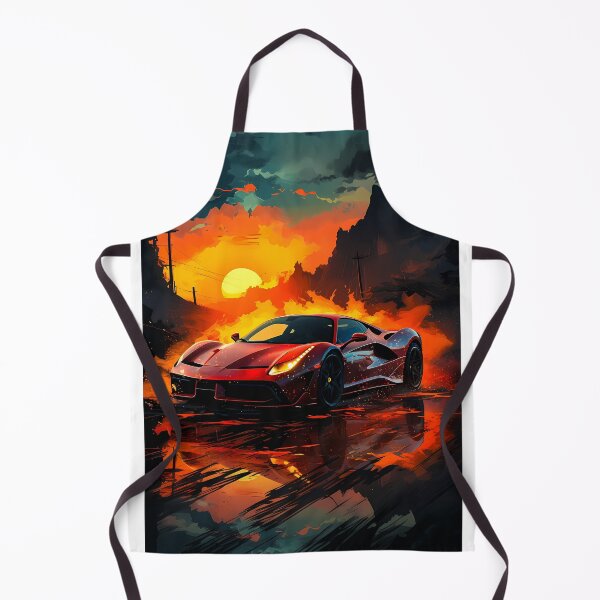 Item preview, Fiery Supercar Reflections At Dramatic Sunset designed and sold by RevUpDesign.