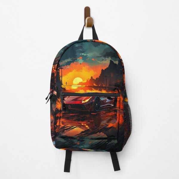 Item preview, Fiery Supercar Reflections At Dramatic Sunset designed and sold by RevUpDesign.