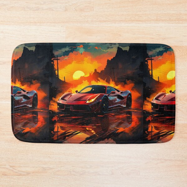 Item preview, Fiery Supercar Reflections At Dramatic Sunset designed and sold by RevUpDesign.