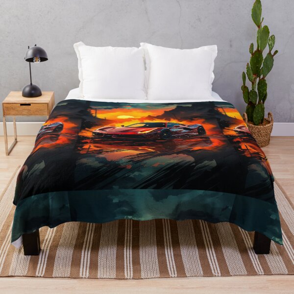 Item preview, Fiery Supercar Reflections At Dramatic Sunset designed and sold by RevUpDesign.