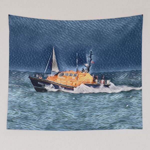 Item preview, Lifeboat Lifeline In Shades Of Blue designed and sold by Fearless-Fox.