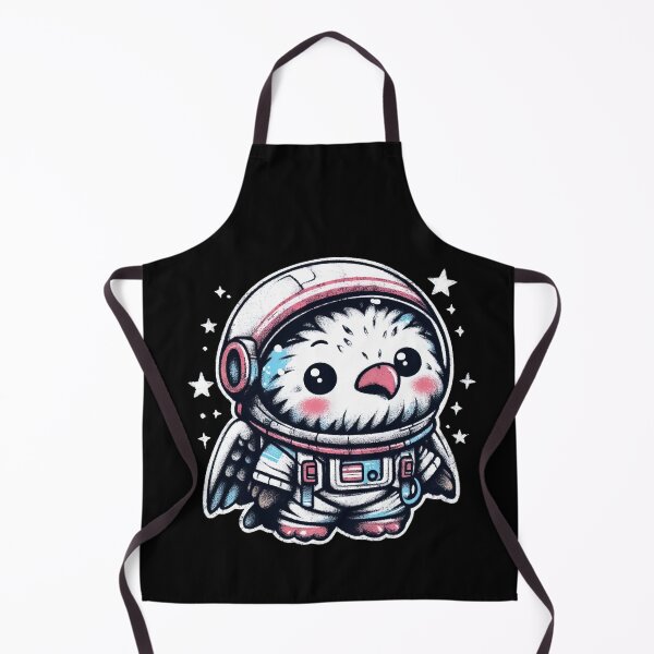 Item preview, Astronaut Bird – Kawaii Space Explorer Chick in a Spacesuit designed and sold by Emegan Print Art.