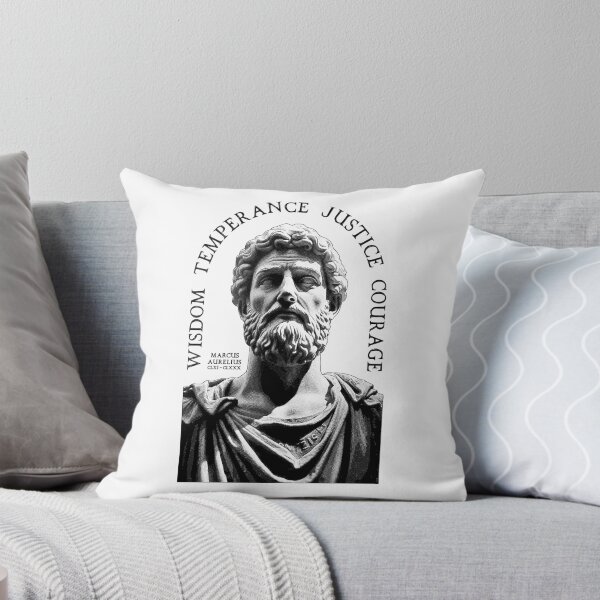 Item preview, Stoic Virtues Wisdom Temperance Justice Courage Stoicism designed and sold by GrandeDuc.