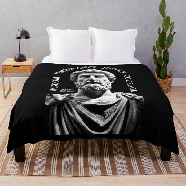 Item preview, Stoic Virtues Wisdom Temperance Justice Courage Stoicism designed and sold by GrandeDuc.