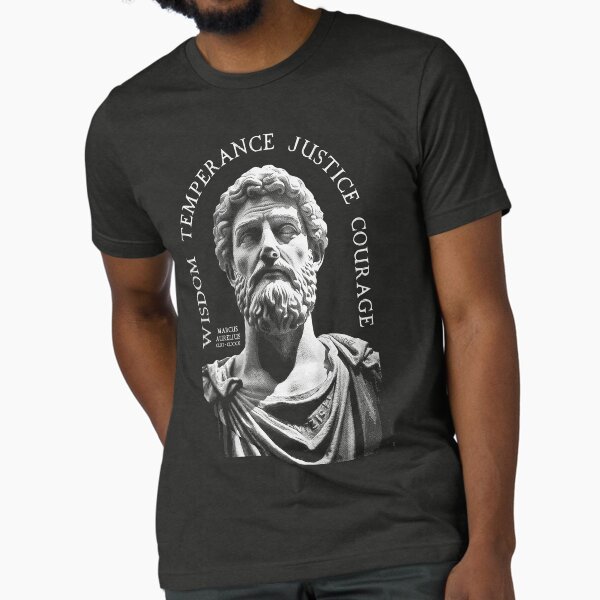 Item preview, Stoic Virtues Wisdom Temperance Justice Courage Stoicism designed and sold by GrandeDuc.