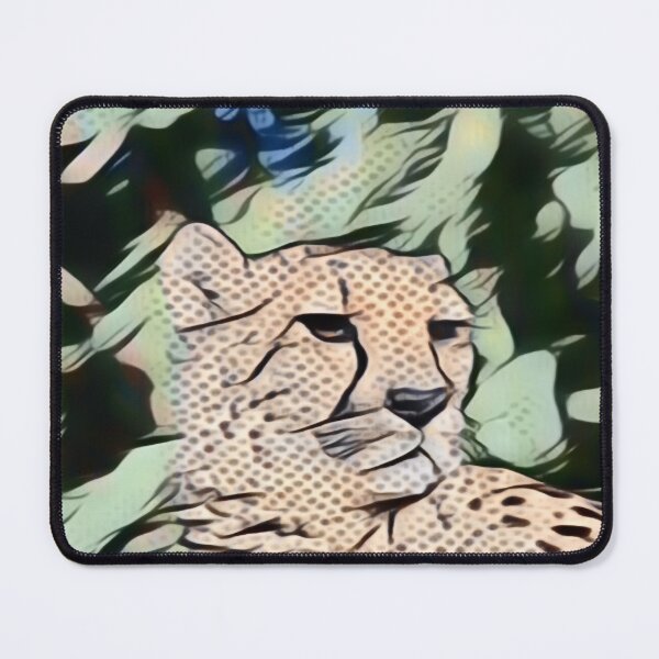 Item preview, Cheetah Stare In Pointillism designed and sold by Fearless-Fox.