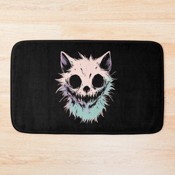 Item preview, Creepy Mutant Cat Skull – Pastel Horror Art designed and sold by Emegan Print Art.