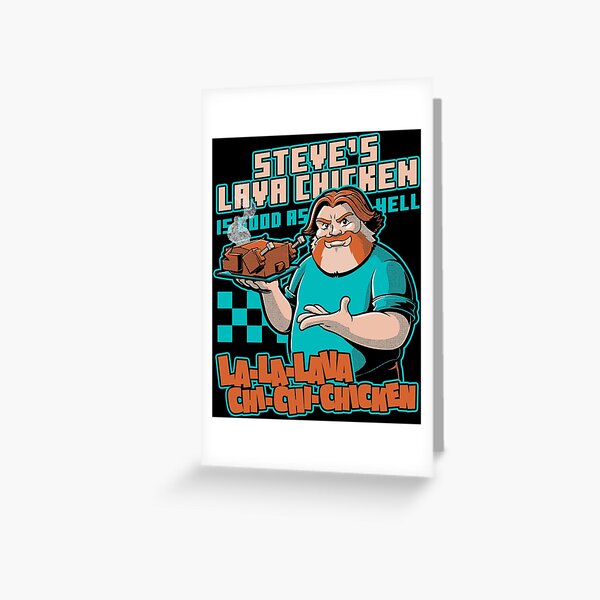 Vista previa del artículo con la obra «Juego Lava Chicken - Regalo de película de bloques», diseñado y vendido por Studio Mootant.