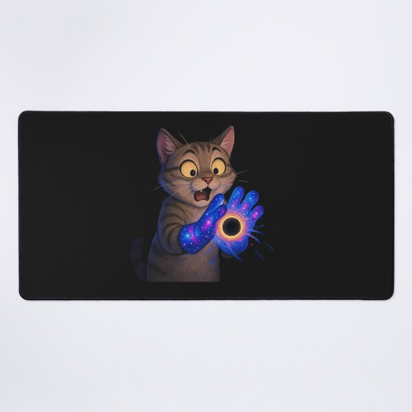 Item preview, Galaxy Mittens | The Cat with Cosmic Powers designed and sold by ColorSplash123.