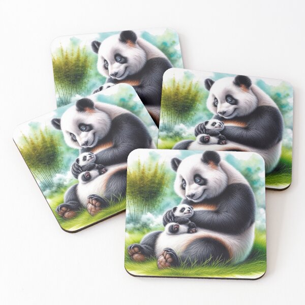 Item preview, Mother Panda With Cub designed and sold by Maria Dryfhout.