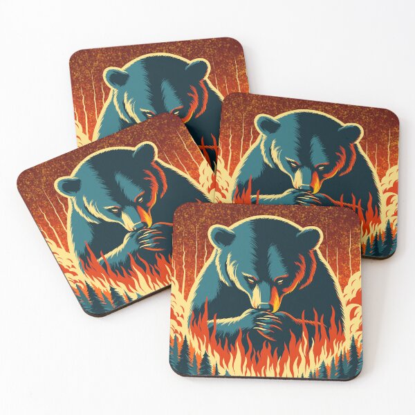 Item preview, Bear Mourning the Burning of the Forest designed and sold by Ghost on Toast.