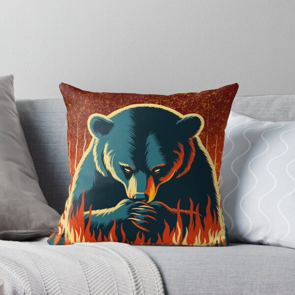 Item preview, Bear Mourning the Burning of the Forest designed and sold by Ghost on Toast.