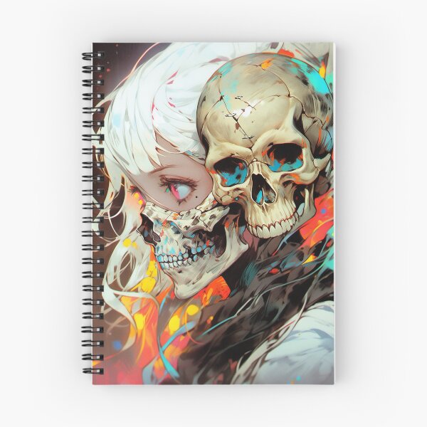 Item preview, Spectral Skull Anime Girl designed and sold by bubblegoth.