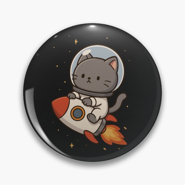 Item preview, Cosmo Kitty | The Rocket-Riding Fluffball designed and sold by ColorSplash123.
