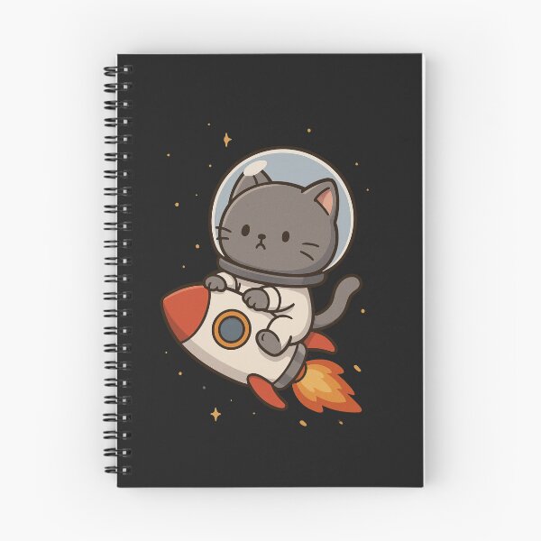 Item preview, Cosmo Kitty | The Rocket-Riding Fluffball designed and sold by ColorSplash123.