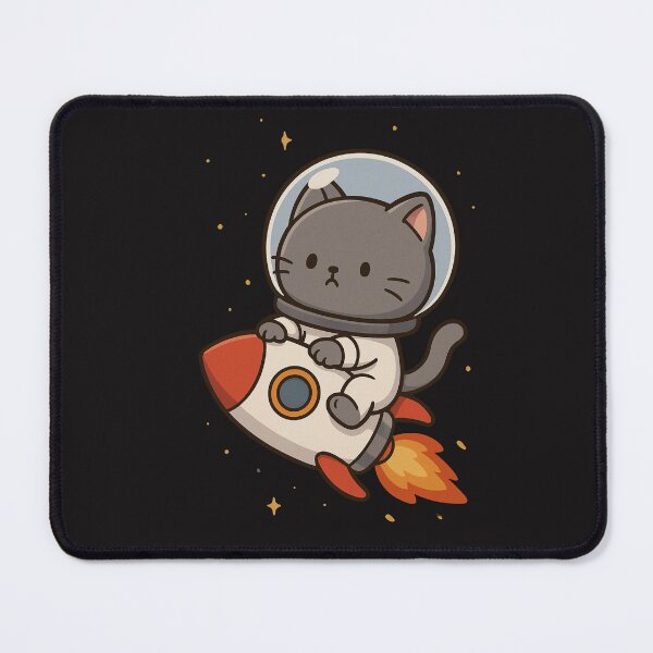 Item preview, Cosmo Kitty | The Rocket-Riding Fluffball designed and sold by ColorSplash123.