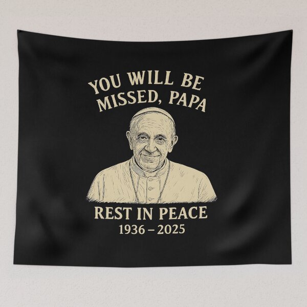 Item preview, Tribute to the Late Pope Francis Rest Peacefully designed and sold by TeesNtotes.