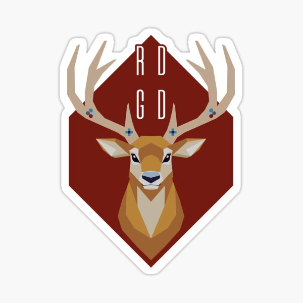 Item preview, Red Deer Game Devs RDGD Diamond Logo designed and sold by RedDeerGameDevs.