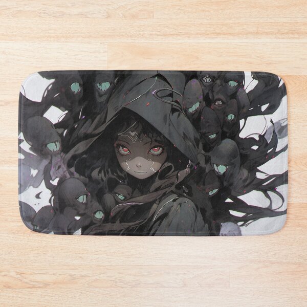 Item preview, Dark Shadow Spirit Anime Girl designed and sold by bubblegoth.
