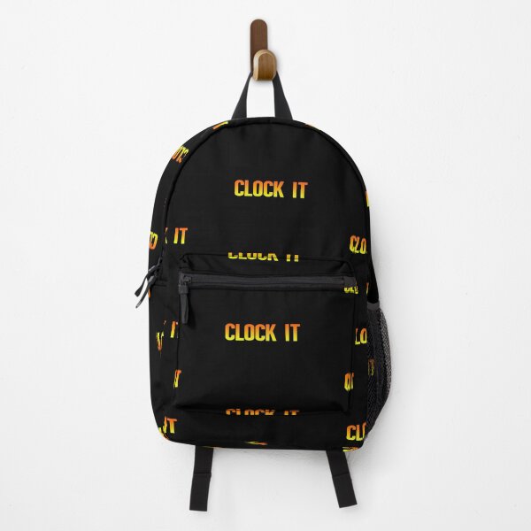 Item preview, Clock it. Hot Orange designed and sold by Memes N Lore .