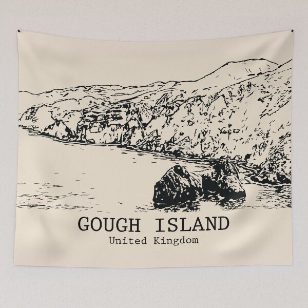 Item preview, Gough Island - United Kingdom designed and sold by Lakeric Cityscapes.