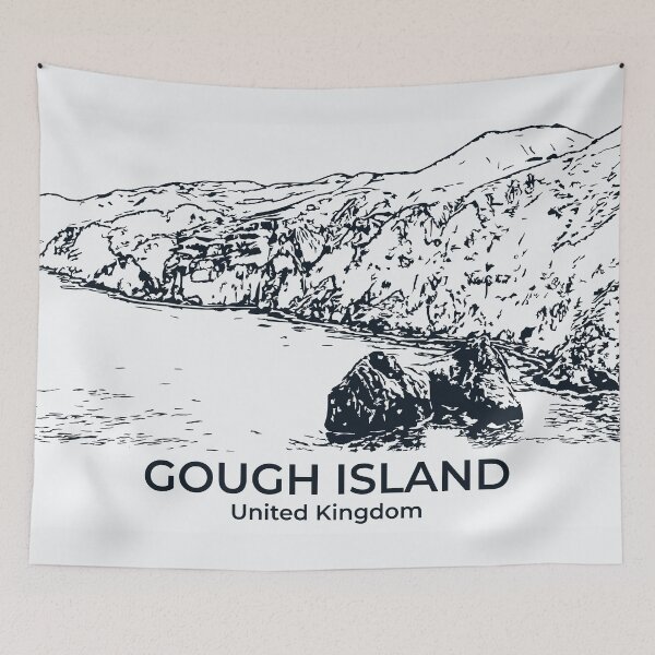 Item preview, Gough Island - United Kingdom designed and sold by Lakeric Cityscapes.