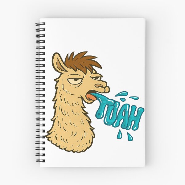 Item preview, Sassy Llama Spitting “Tuah” – Funny Cartoon Design designed and sold by Soft rot studio.