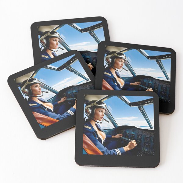 Item preview, FEMALE SEXY PILOT designed and sold by Pawblematic .