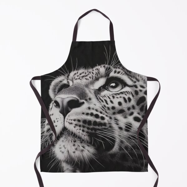 Item preview, stunning black and white leopard photography print designed and sold by dcrc.