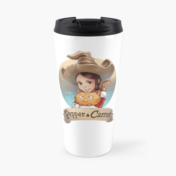 Pepper&Carrot official logo Travel Coffee Mug