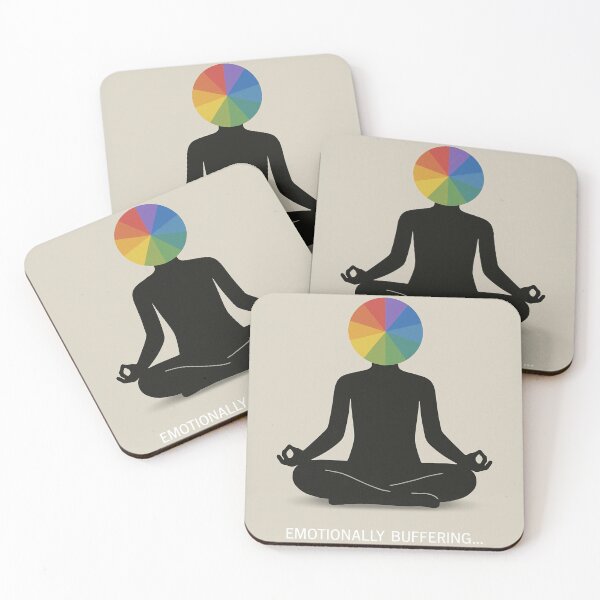 Item preview, Emotionally Buffering Rainbow Wheel Meditation Poster designed and sold by ac3iongDcreator.