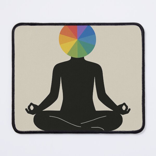 Item preview, Emotionally Buffering Rainbow Wheel Meditation Poster designed and sold by ac3iongDcreator.