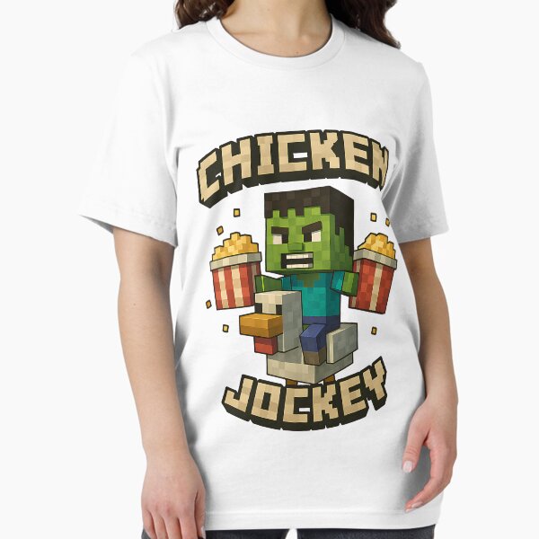 Artikel-Vorschau von Minecraft Chicken Jokey, designt und verkauft von Fresh Fade.