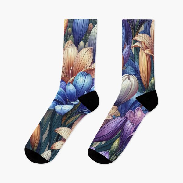 Item preview, Vibrant Blue Beautiful Agapanthus floral Pattern designed and sold by JohnnyVillas.