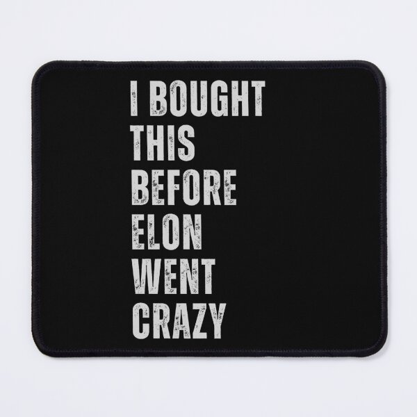Item preview, I bought this car before elon went crazy - anti elon tesla club stickers designed and sold by CapriCreatives.