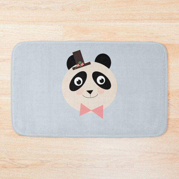 Item preview, Smiling Panda Face – Adorable Minimalist Panda Art designed and sold by CreationbyNiki.
