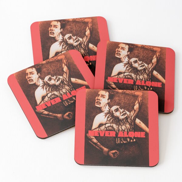 Item preview, Never Alone - Red Haunting Presence designed and sold by Anomaly Effect.
