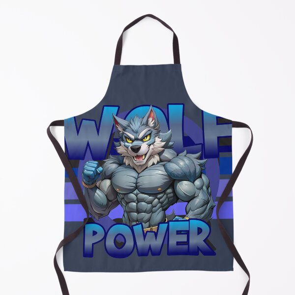Item preview, WOLF POWER - BIG WILD FIERCE WEREWOLF GYM designed and sold by CuPensky.