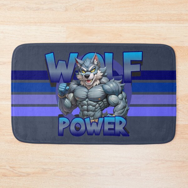 Item preview, WOLF POWER - BIG WILD FIERCE WEREWOLF GYM designed and sold by CuPensky.