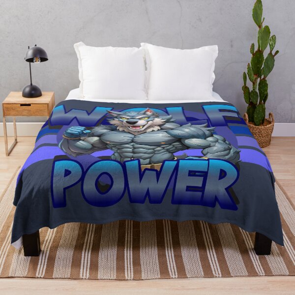 Item preview, WOLF POWER - BIG WILD FIERCE WEREWOLF GYM designed and sold by CuPensky.